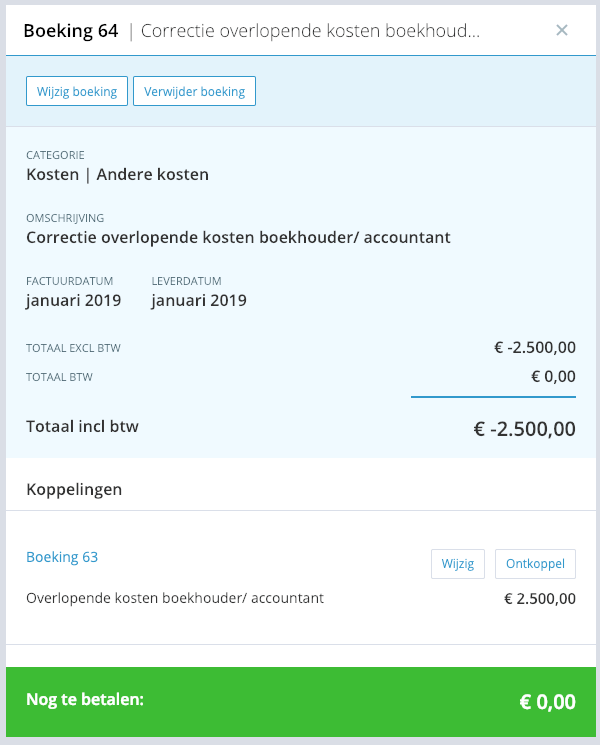 tarieven boekhouder eenmanszaak