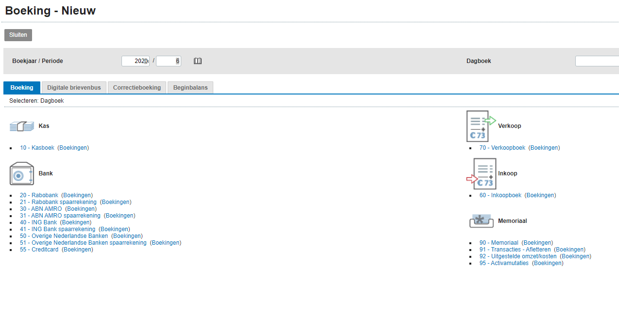 boekhouding voorbeeld
